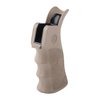 Der AR-15 Overmolded Beavertail Grip bietet ergonomische Fingerkerben, eine rutschfeste Cobblestone™-Oberfläche und ist nahezu unempfindlich gegen Öle und Lösungsmittel.