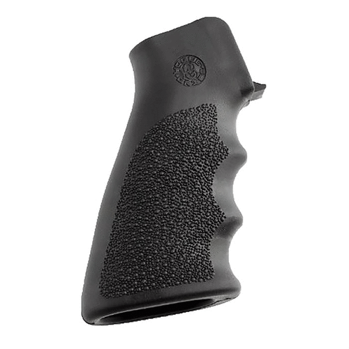 Der HOGUE AR-15 Pistol Grip bietet eine rutschfeste Oberfläche, erhöht den Komfort durch ein ergonomisches Design und eine strapazierfähige Fiberglass-Kernstruktur.