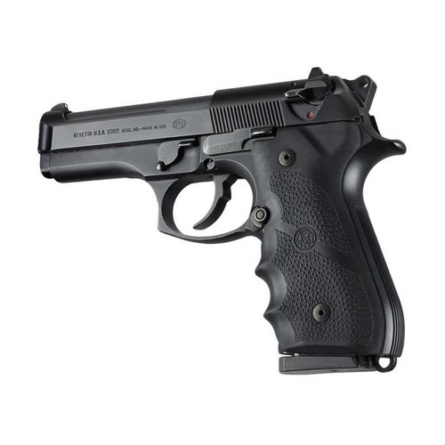 Die HOGUE SEMI-AUTO PISTOL GRIPS bieten eine handfüllende Form, die Rückstoß dämpft, und sind aus hochwertigem Holz oder Gummi mit rutschfester Oberfläche.