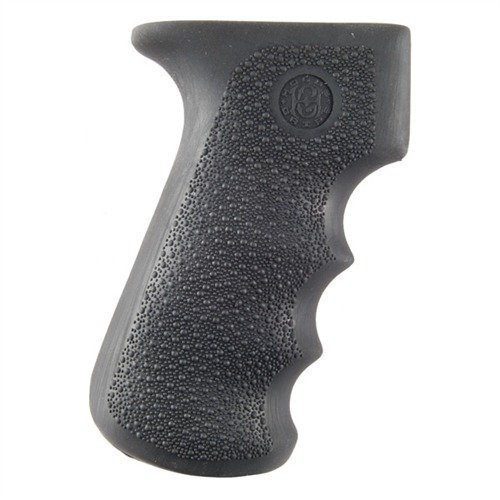 Der HOGUE AK-47 Pistolengriff aus gummiertem Material bietet perfekten Halt, erhöht den Komfort beim Schießen und verbessert die Kontrolle dank ergonomischem Design.