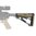 AR-15 übermoldeter, verstellbarer Commercial‑Schaft, FDE, Gummi