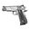 1911 GOV'T Magrip-Kit – gewölbte Schlagfeder-Checkplatte – G10 schwarz/grau