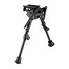 Die Harris Selbstnivellierungs-Bipods 6-9" bieten eine schnelle Höhenverstellung, Stabilität auf unebenem Terrain und eine gummierte Fußkappe für besseren Halt.