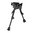 Drehbares, selbstnivellierendes Zweibein 6–9" schwarz
