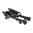 Drehbares, selbstnivellierendes Zweibein 6–9" schwarz