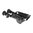 Selbstnivellierendes Zweibein mit stabiler Basis, 6–9" schwarz