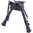 S-BR Zweibein‑Sling‑Drehwirbelhalter 6–9" Schwarz