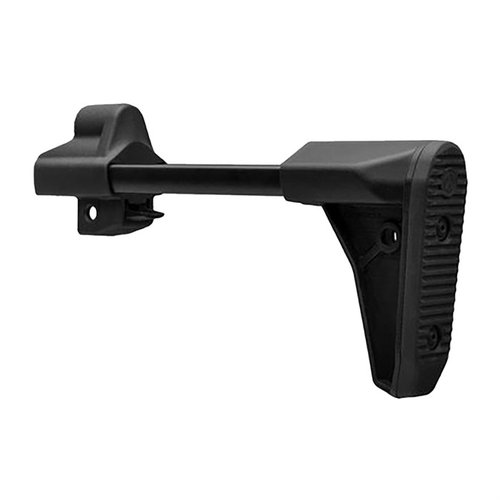 Der Magpul SL Stock für HK94/MP5 ist leicht, zusammenklappbar und bietet langlebige Qualität, ergonomische Anpassung und eine integrierte QD Sling Mount.