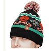 Ugly Christmas Beanie mit Krampus-Muster