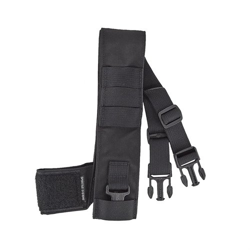 Der FAT STRAP von SPIRITUS SYSTEMS ermöglicht eine einfache Anpassung deines Micro Fight Chest Rigs mit horizontalem Webing und praktischen Befestigungspunkten.