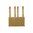 3-fach M4-Magazintasche, MOLLE-Befestigung, Coyote Brown