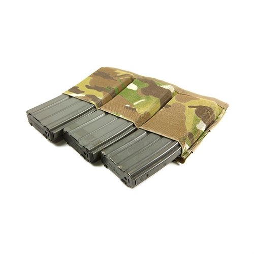 Die Ten-Speed M4 Magazinpouch hält bis zu 3 M4 Magazine, ist ultraleicht, flach zusammenlegbar und bietet mit dem Helium Whisper® System optimale Sicherheit und Haltbarkeit.