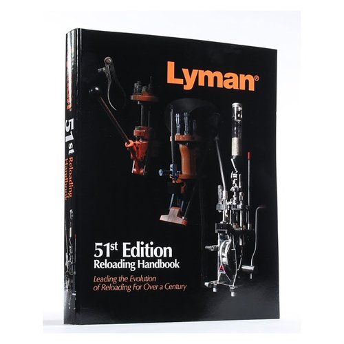 Entdecke das Lyman 51. Auflage Wiederladehandbuch mit umfangreichen Daten, neuen Patronen, einer Vielzahl von Geschossen und Pulvern sowie Tipps für progressive Presse.