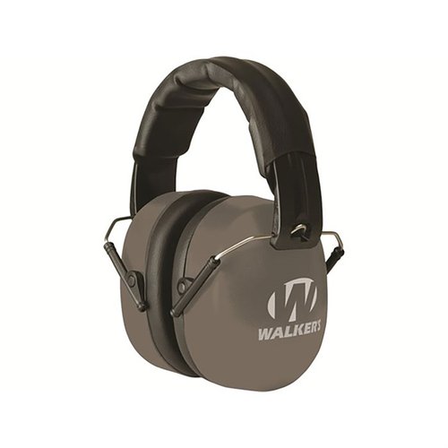 Die Walkers EXT Range Shooting Folding Muffs bieten leichten, kompakten Hörschutz mit gepolstertem Kopfband und 30 dB Geräuschreduzierung für den ganzen Tag.