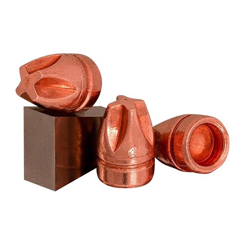 Die 9MM XTREME PENETRATOR bietet tiefen, geraden Durchdringung, eine permanente Wundhöhle und überwindet Barrieren mit umweltfreundlichem Kupfer/Bronze.