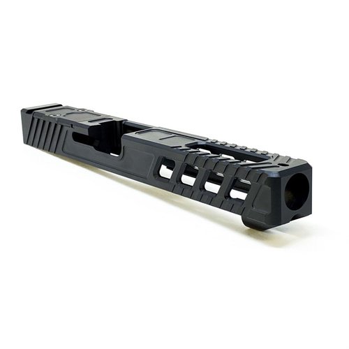 Der MARKSMAN V4 Slide für Glock 34 Gen 3 bietet präzise Verarbeitung, RMR-Kompatibilität, verbesserte Handhabung und hohe Beständigkeit dank QPQ Nitride Finish.