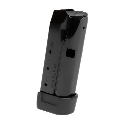 Das Z9 Magazin für die Glock® 43 bietet 9 Schuss, ist aus Stahl gefertigt und hat die gleiche Länge wie das OEM Magazin mit Pinky-Extension, aber mit 3 zusätzlichen Schuss.