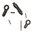 Quick Ambi-Sicherung 50° Q‑Hebel — RH Q Lang / LH Standard / Kurz