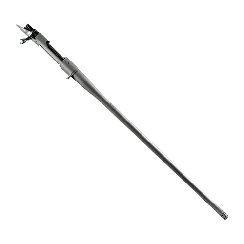 Die MESA 308 Winchester Barreled Action bietet dir eine hochwertige 416T Edelstahl-Konstruktion, 22" Lauf und ist kompatibel mit Rem 700 Fußabdruck-Schäften.