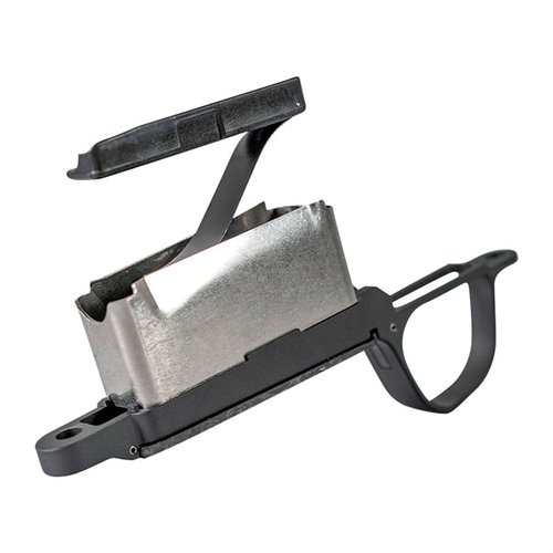 Die SHORT MAGNUM ACTION BOTTOM METAL ASSEMBLY von CHRISTENSEN ARMS bietet ein leichtes 6061 Aluminium-Design, eine interne Magazinbox und einen Carbon Fiber FFT Boden.