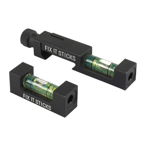 Mit dem BUBBLE LEVEL SET von FIX IT STICKS kannst du deine Optik präzise ausrichten. Enthält einen magnetischen Level, NATO/Pic Rail Level und eine schützende Tragetasche.