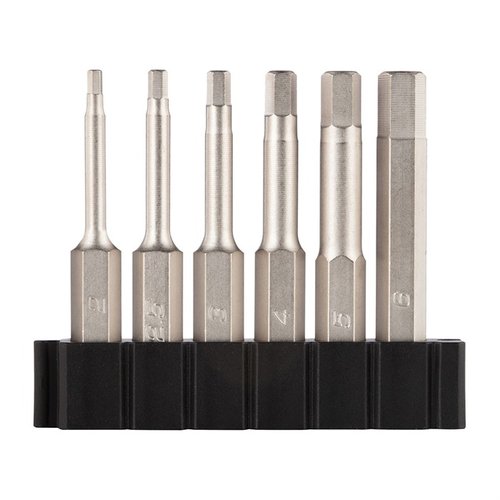 Erweitere deine Fix It Sticks Kit Auswahl mit diesen 2" Bits in verschiedenen Größen: Metric Hex, SAE Hex, Torx und Philips/Flat – alles in einem praktischen Halter!