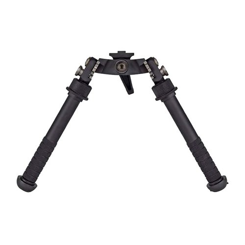 Der ACCU-SHOT GEN 2 CAL Atlas Bipod bietet eine Höhenverstellung von 4,75 – 9,0", 15° Neigung und stabile, nicht rotierende Beine für präzises Schießen.