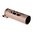 Suppressor-Schild mit U-RAC, 6" x 2", Coyote Tan, mit tanfarbener Hardware