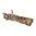 Suppressor-Schild mit U-RAC, 6" x 2", Coyote Tan, mit tanfarbener Hardware