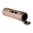 Suppressor-Schild mit U-RAC, 6" x 2", Coyote Tan, mit tanfarbener Hardware