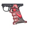 Die LAMINATE GRIPS für Ruger Mark IV 22/45 bieten einen Daumen- und Fersenauflage sowie Fingerkerben für einen stabilen Halt. CNC-gefräst aus laminiertem Holz.