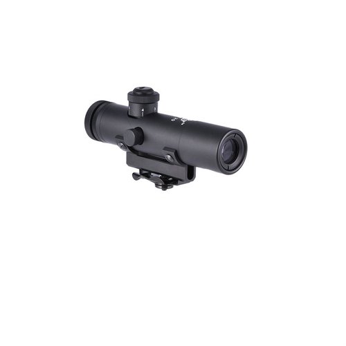 Das Colt AR-15 4X Carry Handle Scope bietet moderne Optik, eine einfache Montage ohne Werkzeuge, wasserdichte Linsen und einen präzisen BDC-Höhenverstellungs-Turm.