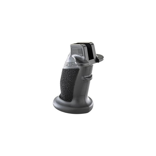 Der WING GRIP von LUTH-AR bietet ergonomischen Komfort mit Daumenauflagen, einem voll ausgeformten Griff und rutschfester Textur für präzise Schüsse.