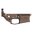 M4E1 ungebestückter Lower Receiver für AR-15, Kodiak Brown
