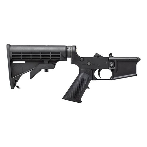Der Aero Precision M4A1 Clone Complete Lower Receiver bietet individuelle Gravuren, eine perfekte Passform dank Upper Tension Screw und ein elegantes Design mit erweitertem Magwell.