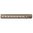 GEN-2 ENHANCED 16,6" M-LOK Free-Float-Handguard für AR-15, FDE