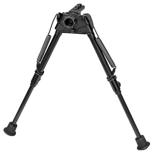 Der S-L-MLOK BIPOD von HARRIS ist ultraleicht, verstellbar von 9" bis 13", schwenkbar für unebenes Terrain und ideal für die Prone-Position.