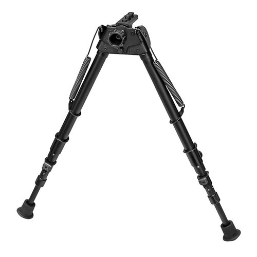 Der S-25C-MLOK BIPOD von HARRIS ist ultraleicht, verstellbar von 13,5" bis 27", schwenkbar für unebenes Terrain und ideal für große Nutzer.
