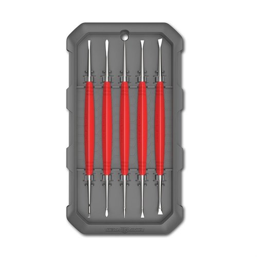 Die ACCU-GRIP STEEL PICKS bieten ergonomisches Design und Edelstahlspitzen für optimale Kontrolle beim Reinigen von schwer erreichbaren Stellen.