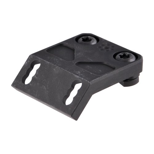 Die Arisaka Offset Scout Mount bietet eine kompakte, 45-Grad-Anordnung für verschiedene Waffenscheinwerfer und ermöglicht eine flexible Positionierung auf deinem Handguard.