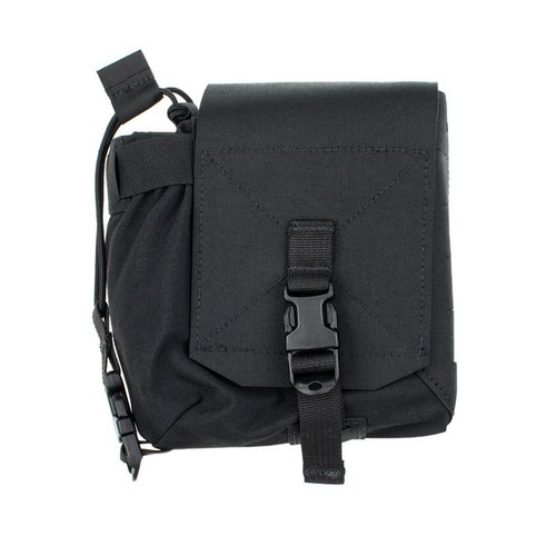 Die Mutant Pouch bietet vielseitige Aufbewahrungslösungen mit zwei Fächern, doppelt gesichertem Verschluss und Platz für Funkgeräte und Magazine.