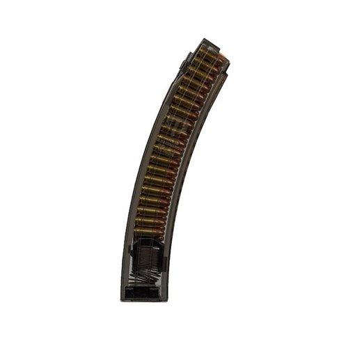 Das 40-Rd 9MM Magazin für CZ Scorpion EVO 3+ bietet extreme Zuverlässigkeit, hohe Schlagfestigkeit und Sichtbarkeit des Munitionsstandes durch das transparente Design.