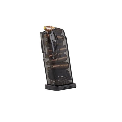 Das TRANSLUCENT MAGAZINE für GLOCK® 26 bietet Sichtbarkeit, Zuverlässigkeit, einfache Reinigung und ist extrem robust gegen Temperaturschwankungen und Chemikalien.