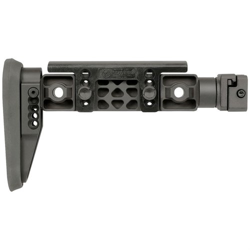 Die ALPHA SERIES FIXED BEAM STOCKS bieten eine komfortable, anpassbare Wangenauflage, sind robust und kompatibel mit 1913 Rails für maximale Flexibilität.