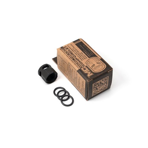 Der Strike Micro Threaded Comp CIRCLE ist ein leichter, minimalistischer Kompensator, der mit 1/2"x28 TPI Gewindelauf funktioniert und Rückstoß um 8-15% reduziert.