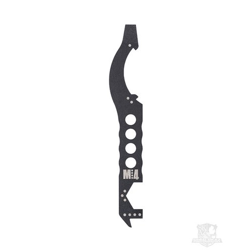 Das MultiTasker M:4 Tool bietet vier essentielle Funktionen für AR-15/M4, integriert in die Buttpad für diskrete Aufbewahrung und einfache Handhabung.