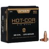 Die HOT-COR 30 Kaliber (0,308") Soft Point Flat Nose Geschosse bieten durch ihre spezielle Herstellung höchste Zuverlässigkeit und präzise Leistung für dein Schießen.