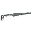 Das LaChassis 10/22 bietet ein leichtes, modulares Design mit verstellbarem Schaft, M-Lok Kompatibilität und einem klappbaren Stock für präzises Schießen.