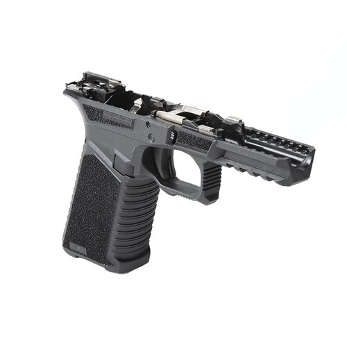 Der SCT 17 Polymerrahmen ist voll ausgestattet, kompatibel mit Glock Gen 3, bietet aggressive Textur, Picatinny-Schiene und ergonomisches Design für optimalen Komfort.