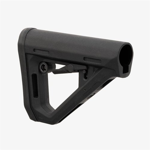 Der MAGPUL DT Carbine Stock bietet eine robuste und anpassbare Lösung mit einfacher Anpassung, verbesserter Stabilität und einem rutschfesten Schulterpolster.